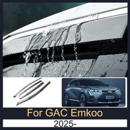 Door Visor For GAC Emkko 2025- Rain Guards Window Visors Deflector Acrylic Window Visors waterproof 