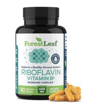 Vitamin B2 Riboflavin 400mg ForestLeaf hỗ trợ bổ máu 90 viên USA