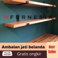 KAYU 120x20cm Shelf/Dutch Teak Shelf/Shelf For Kitchen