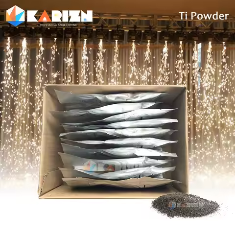 1- 200bags Ti Powder For Pyrotechnics Cold Sparks By 700w Cold Spark Stage Effect Dmx Metal Dust MSD