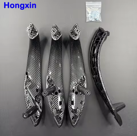 4 Pcs Set Car Door Handle Inside Pull Trim Cover For BMW 3 4 Series M3 M4 F30 F31 F32 F33 F80 F82 F8
