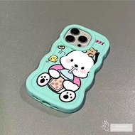 Pacha Dog Milk Tea Phone Case For OPPO A60 A40 A40M A3 A3X A18 A38 A98 A79 A78 A76 A96 A58 A57 A57S 