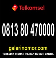 Nomor Cantik Simpati Telkomsel Prabayar Support 5G Nomer Kartu Perdana 0813 80 470000