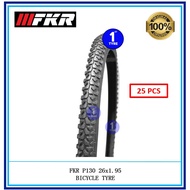 [25PCS] FKR BICYCLE TYRE P130 26x1.95 (Tayar FKR Luar Basikal Size 26"X1.95)