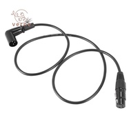 Right Angle Male to Female XLR Cable, Microphone Cord,  Signal Wire Cord for Equilibrium / Mixer / A