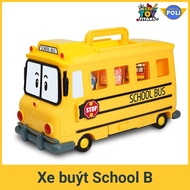 Poli and friends - School B bus - Can carry 14 cars and carry everywhere - Genuine product