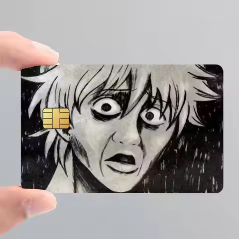 Anime Gintama Poster Credit Card Skin Stickers for Bank Access Protective Film Cover Sticker Surpris