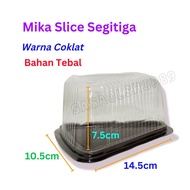 mika slice segitiga mika cake slice isi 10set