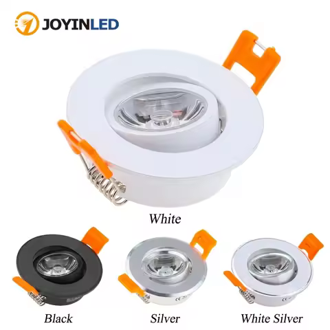 JOYINLED 3W Mini Aluminum LED Recessed Downlight Round Ceiling Spot Light, 2800K-6500K, AC90-260V DC