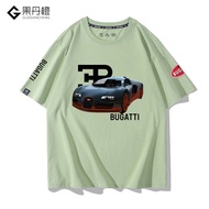 เสื้อยืดพิมพ์ลาย Bugatti Chiron Divo Veyron รถสปอร์ตสุดเท่ แขนสั้น ทรงหลวม ผ้าฝ้าย ทรงหลวม สำหรับผู้