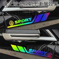 Customized Car Logo Laser Reflective Sticker Body TOYOTA BMW BENZ Decorative