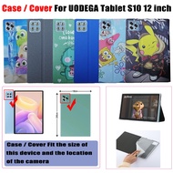 For UODEGA Tablet S10 12 inch Fashion Cute Cartoon Tablet Cover UODEGA Tablet S10 12 High Quality PU Leather Drop Resistant Stand Flip Cover