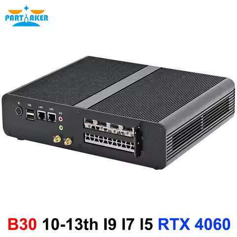 Partaker 8K Mini Gaming PC Core I9 11950H I5 13600H I7 13620H I7 13700H RTX4060 8G DP HD Type-C Dual