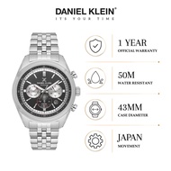 Daniel Klein Men's Chronograph Watch DK.1.13976 Stainless Steel Strap | 1 Year Official Warranty