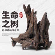 Skeleton Landscaping Aquatic Plants Pot Tree Stump Azalea Root Artificial Tree of Life Hideout Drift
