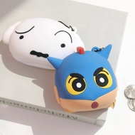 蠟筆小新矽膠迷你收納包-airpods耳機包 小物收納包