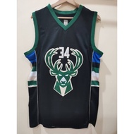 Embroidery Milwaukee Bucks #34 Giannis Antetokounmpo Jersey Basketball Jersey