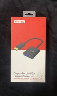 UNITEK  HDMI 轉 VGA 轉接器