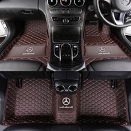 Mercedes-benz C260L Glc260L A180L C200L B180 B Class A Class C Class GLC AMG GT GLC450 GLC350 5d Car Mat Waterproof Floor Mat Carpet