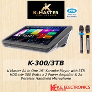 K-Master K-300/4TB All in One 19" Karaoke Player with 4TB HDD & PPM Home Use License c/w 2x Wireless