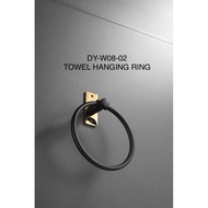 Towel Hanging Ring DY-W08-02 Stainless SteelBlack Gold Local Brand