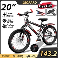 Leopard The fourth generation disc brake Mountain bike 20 inch basikal kids basikal murah bike with 