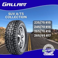 GALLANT SUV A/T5 SIZE 235/75 R15, 245/70 R16, 265/70 R16, 265/65 R17