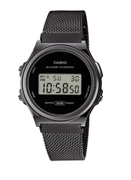 นาฬิกาข้อมือ Casio รุ่น A171WEMB-1A นาฬิกาผู้ชาย สายสแตนเลส สีดำ กันน้ำ ของแท้ 100% ประกันศูนย์เซนทรัล 1 ปี