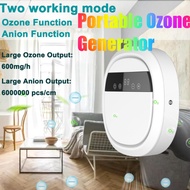 Portable Ozone Machine GeneratorMultipurpose Ozone Machine Timer for AirWaterFoodHomeOffice