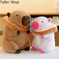 TYLLER Toast Simulation Capybara Plush Toy Simulation Pink Capybara Capybara Stuffed Doll Capybara A