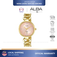 ALBA Ladies Watch AH7AV6X Gold Bracelet  Analog 100% Original Jam Perempuan