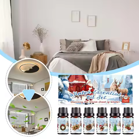 Classic Scents Relaxation Invigoration Sleep For Aromatherapy﻿ 1 Box Of 6 Essential Oils Selected Pl