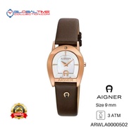 AIGNER ARWLA0000502 Women's Watch Brown Skin Rose Gold Body