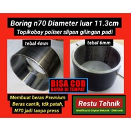 BoringShock iron N70 thickness 4mm & 6mm Diameter 11.5cm - polish n70/A75/NL15 Topikoboy - slipan.- 
