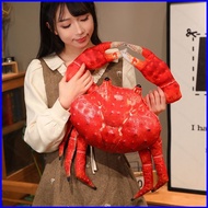 SQ4 Realistic Crab Plushie Plush Doll Sea Crab Snow Crab King Crab Soft Pillow Ornament QS4