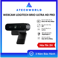 Webcam Logitech BRIO ULTRA HD Pro 4K - Hàng Chính Hãng - BH 3 năm - Có Xuất VAT