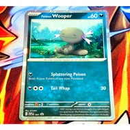 Pokemon TCG Paldean Wooper Black Star Card