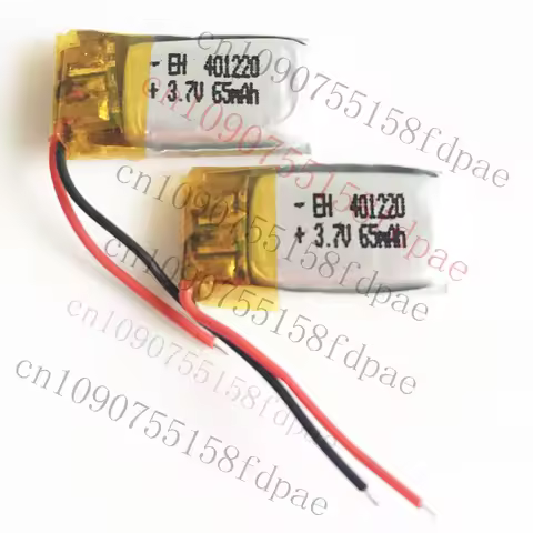 OK Wholesale 3.7v 65mAh Lipo Polymer Rejected Battery 401220 For Bluetooth MP3