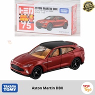 Tomica 75 Aston Martin DBX Red Takara Tomy Sticker