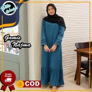 # Baju Muslim Wanita Polos Original Najmiah Maxi Terbaru 2021 ❤