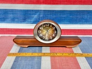 日本昭和 - CITIZEN No.51080 塑膠仿木紋 座枱電動鐘