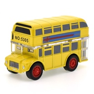 Metal Car Double-decker Bus Model Simulation Car Toy London Bus Model Ornaments