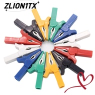 ZLION1TX 5pcs 55MM Cable Probes Plastic Banana Plug Multimeter Crocodile Clamp