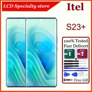 Original AMOLED Itel S23 Plus LCD Display Touch Screen Replacement