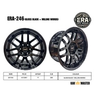ERA-246 18INCH SPORT RIM 18''X9.0 6X139.7 ET0  CB106.1  GLOSS BLACK + Milling Words