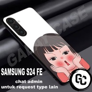 Case hp Samsung s24 FE - softcase glossy shine -GC 20 - CUTE Motif/ casing samsung s24 fe/kesing sam