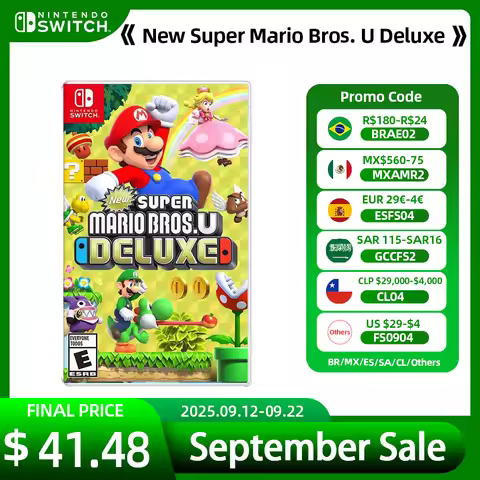 New Super Mario Bros U Deluxe Nintendo Switch Game Deals 100% Official Original Physical Game Card f