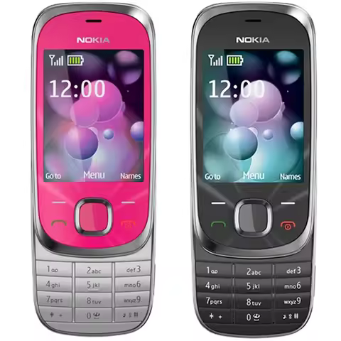 Nokia 7230 3G Slide Phone 2.4-inch 860mAh 3.15MP WCDMA Video Call FM Radio 3.5mm Physical Keyboard G