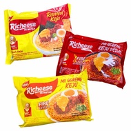 Richeese Fried Cheese Noodles Level 0, Level 3, and Cheese KUAH Ramen Richeese