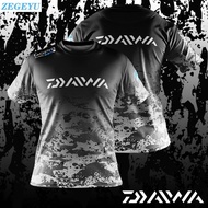 GOPRO DAIWA FISHING SHIRT Black 2024 New Boys T-shirt Summer Jersey Casual Neutral Classic Dominant